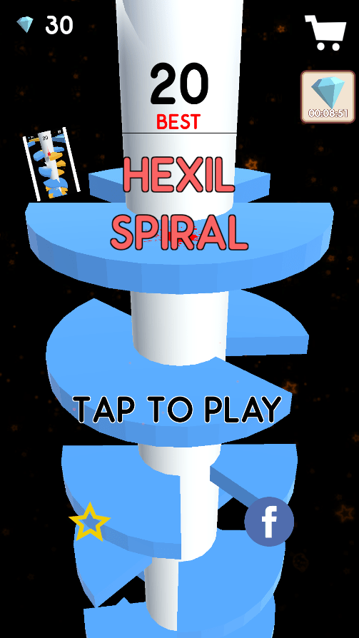 色块跳跃Helix Jump2