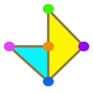 三角形线点中文版(Triangle Line Dot)_logo