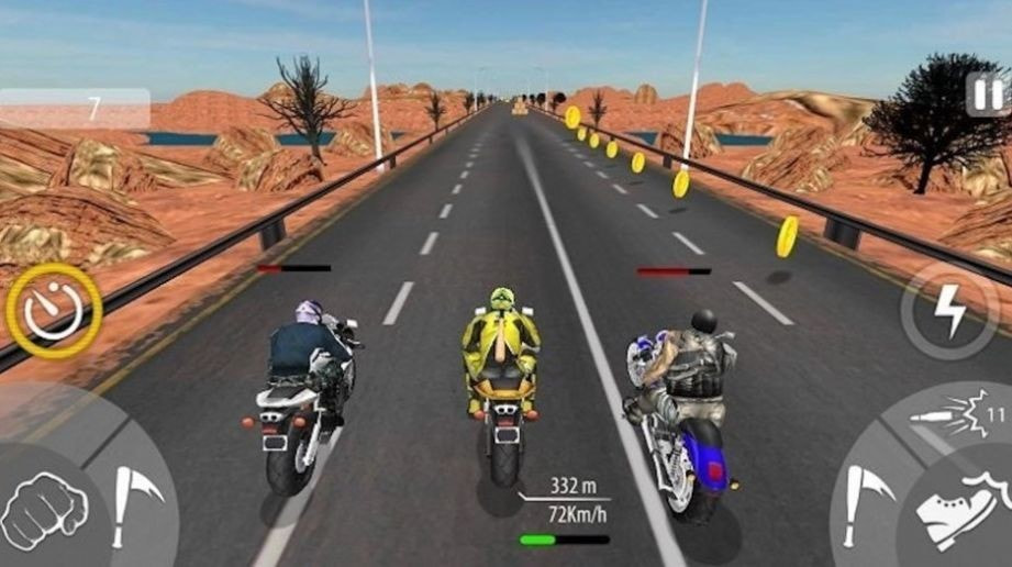 公路摩托真实模拟3D1